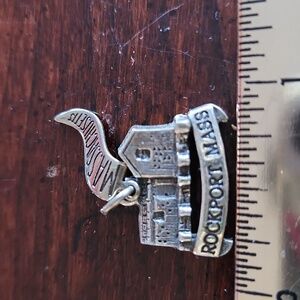 Rockport Mass Motif #1 Sterling Silver Charm